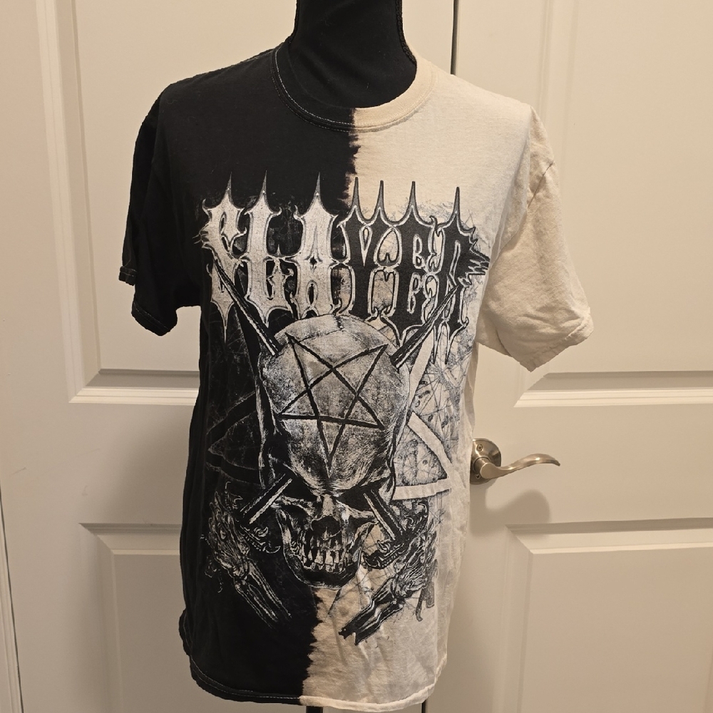 Edgy Black and White Graphic Women's Tee